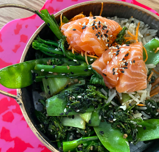 Salmon Sashimi Bowl